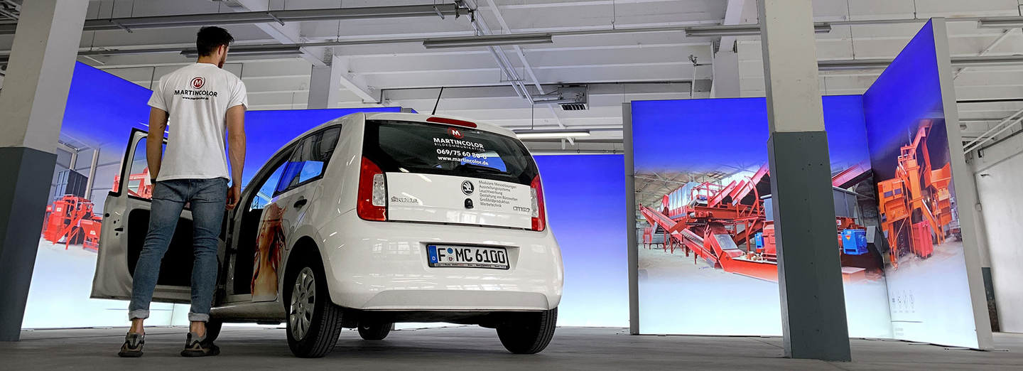 LED-Messestand Transport LED-Messestand Transport