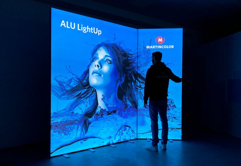 ALU LightUp Leuchtwand