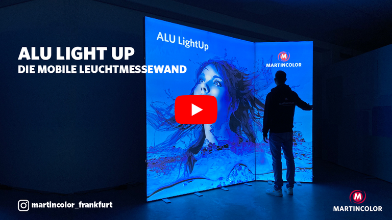 Illuminated wall ALU LightUp